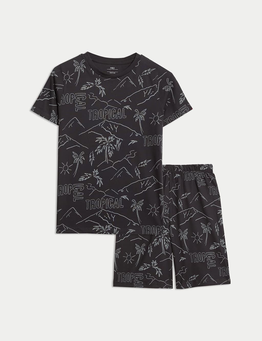 Pure Cotton Tropical Print Pyjamas (6-16 Yrs)