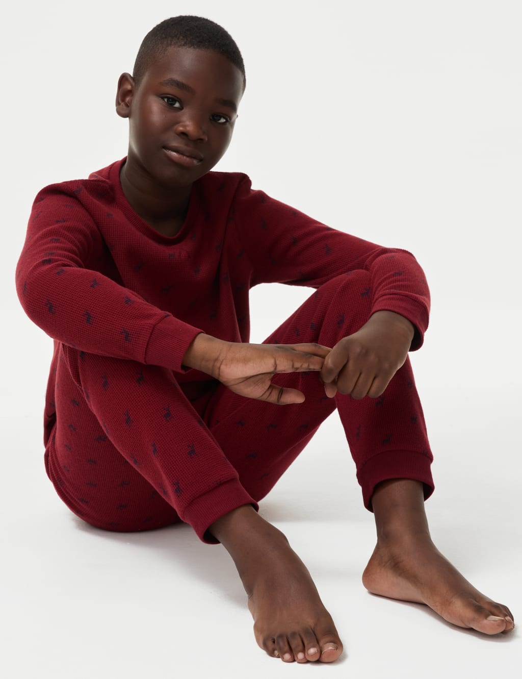 Boys Red Pyjamas at M S