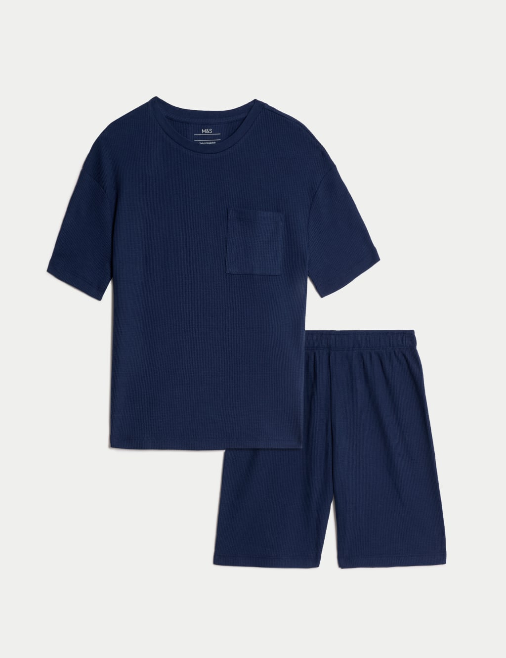 Cotton Blend Waffle Pyjamas (12 Mths-16 Yrs)