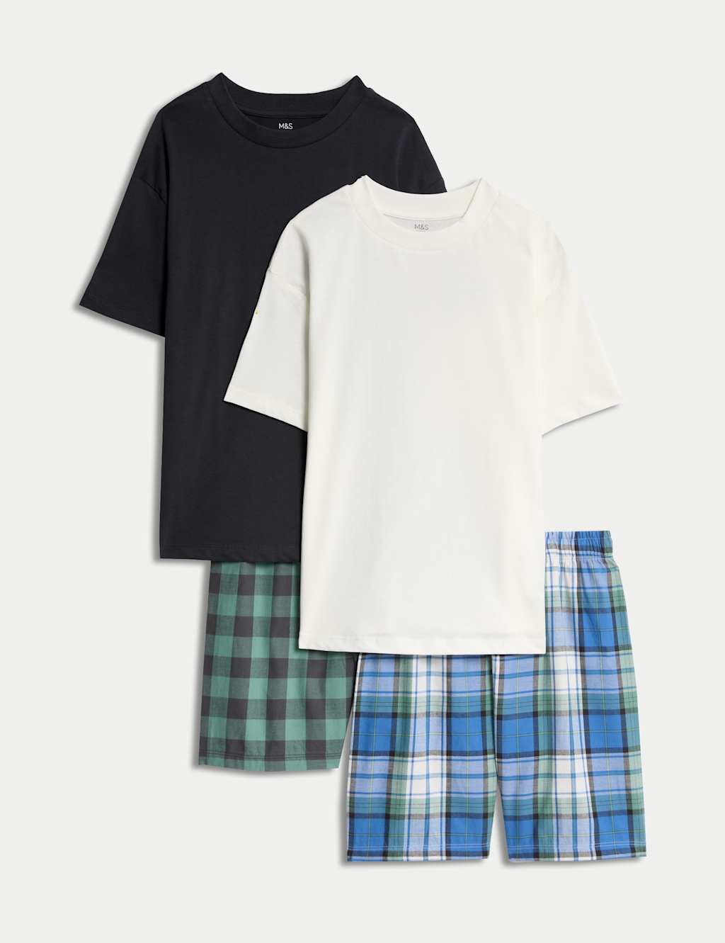 Pure Cotton Checked Pyjamas (6-16 Yrs)