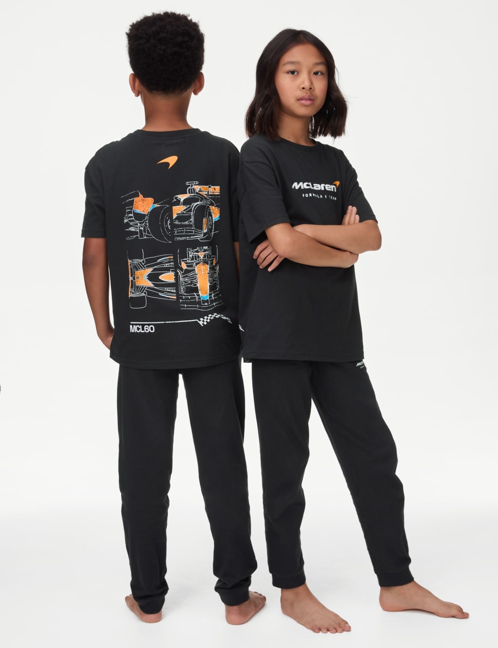 Pure Cotton McLaren™ Patterned Pyjamas (6-16 Yrs)