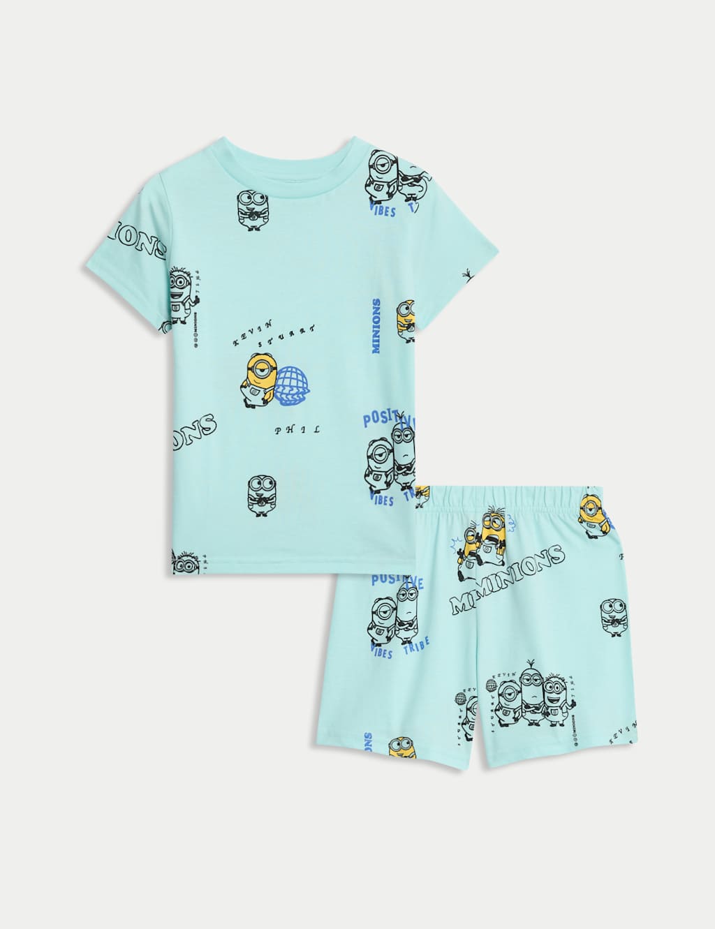Pure Cotton Minions™ Short Pyjamas (3-16 Yrs)