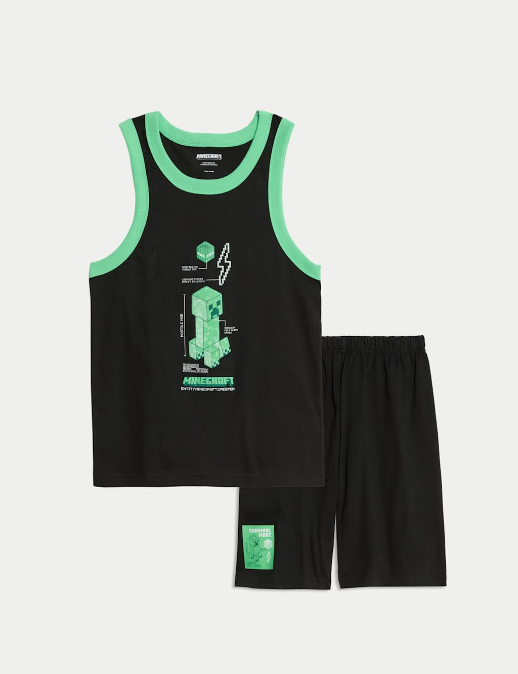 Minecraft™ Pyjamas (3-16 Yrs)