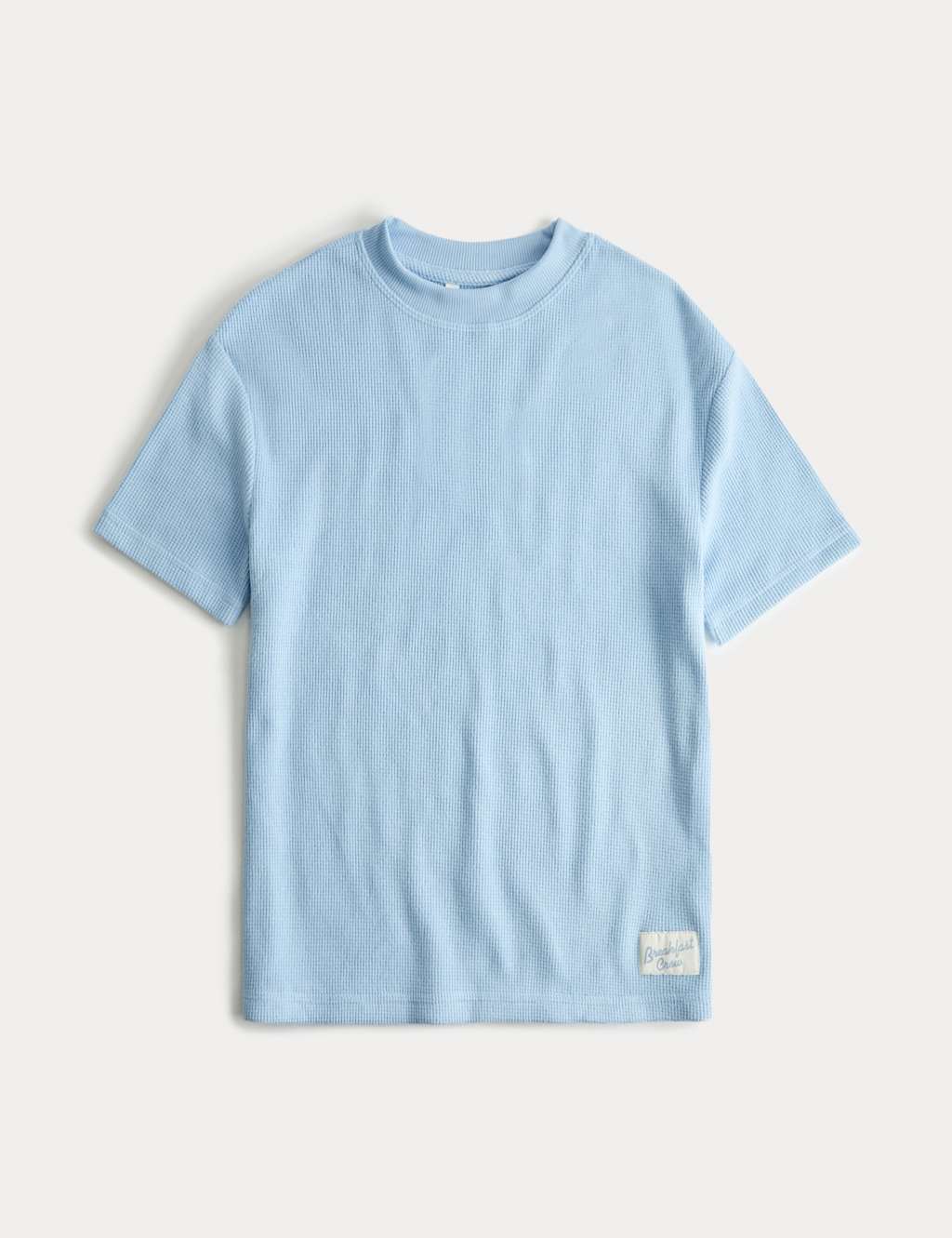 M&S Boys Blue Waffle Pyjama Top (1-16 Yrs) - 7-8 Years - Multi