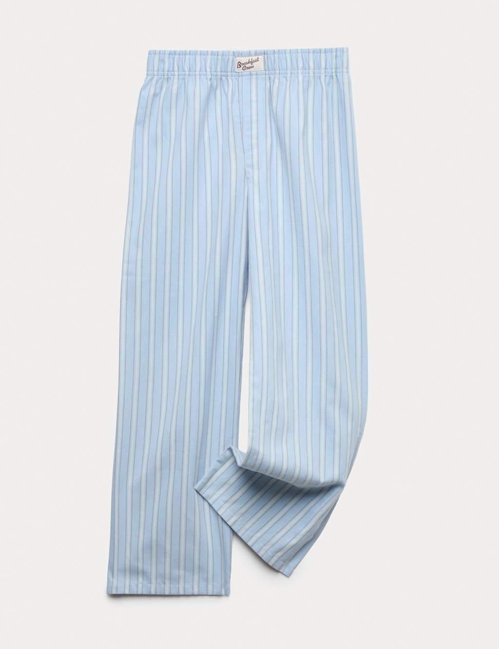 M&S Boys Pure Cotton Striped Pyjama Bottoms (6-16 Yrs) - 6-7 Years - Blue Mix