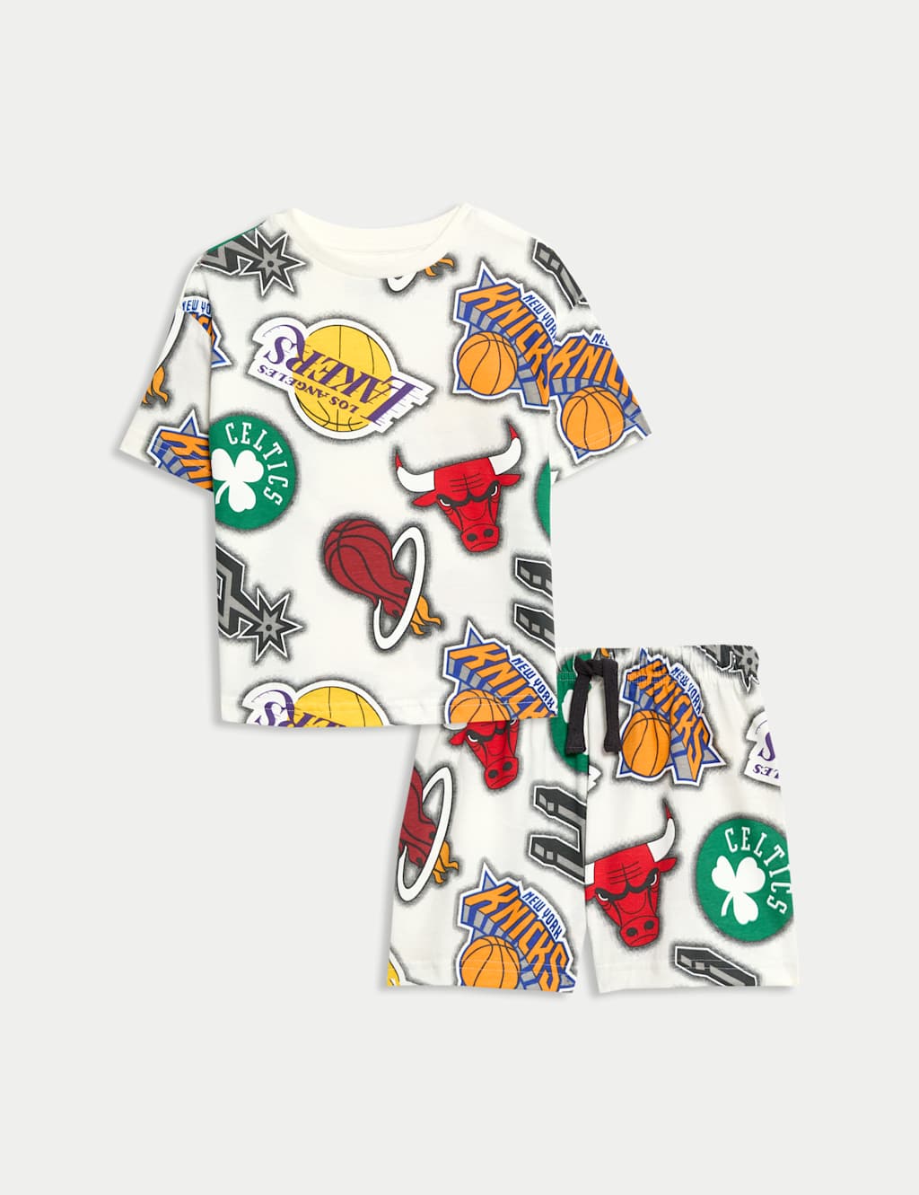 Pure Cotton NBA™ Short Pyjamas (3-16 Yrs)
