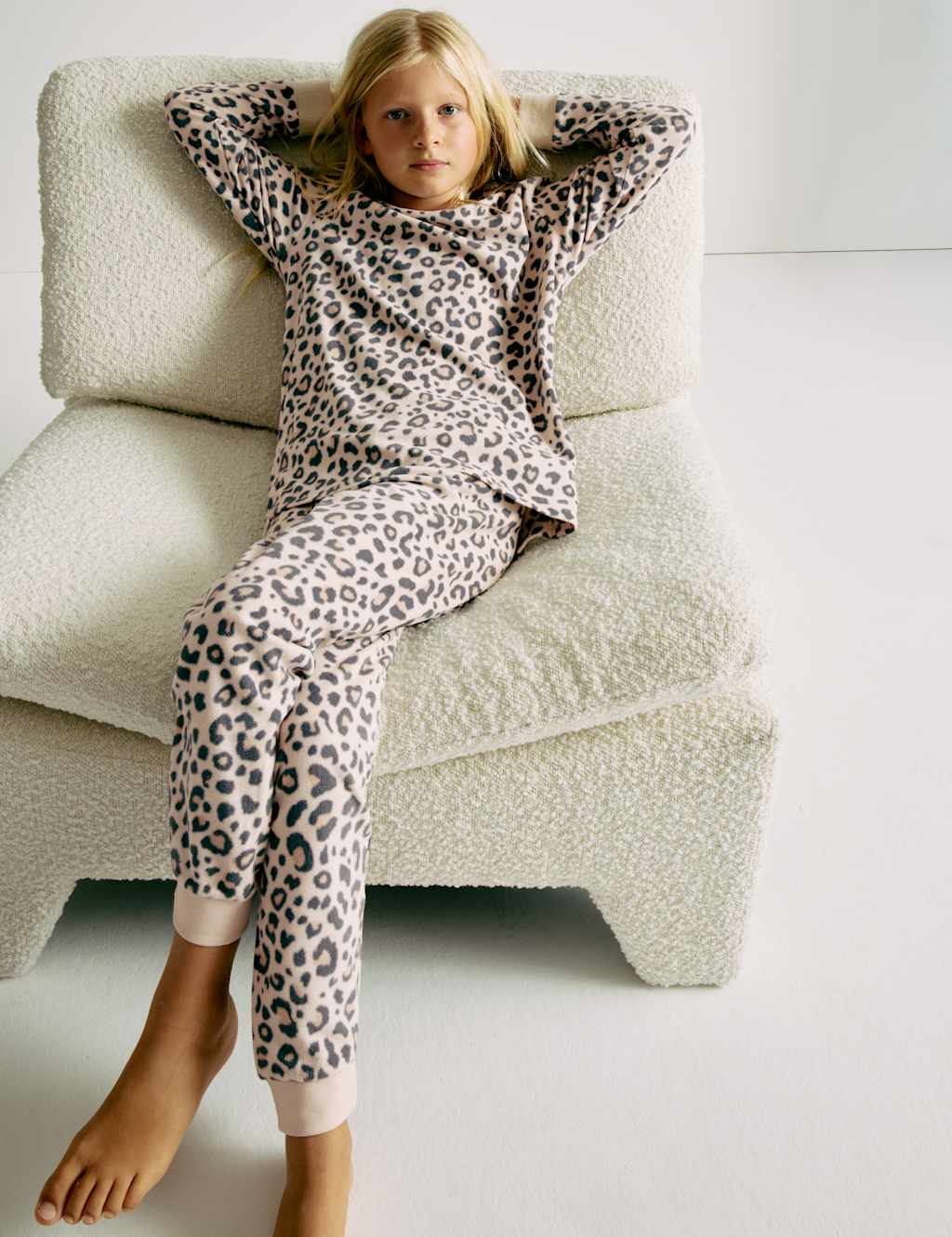 M&S Leopard Print Pyjamas (1-16 Yrs) Calico