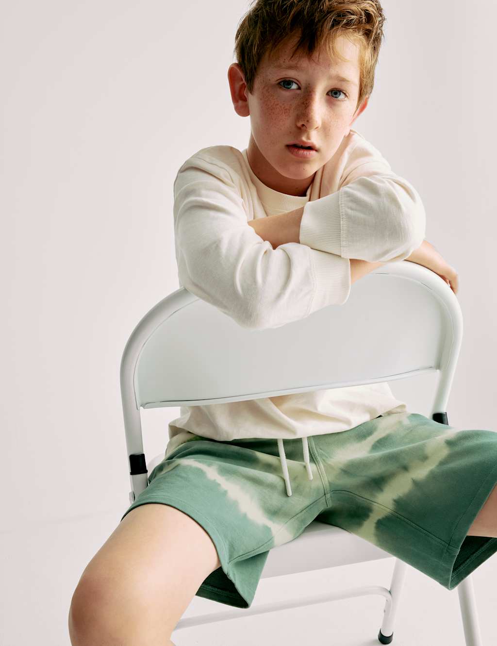 Pure Cotton Tie Dye Shorts (6 - 16 Yrs)