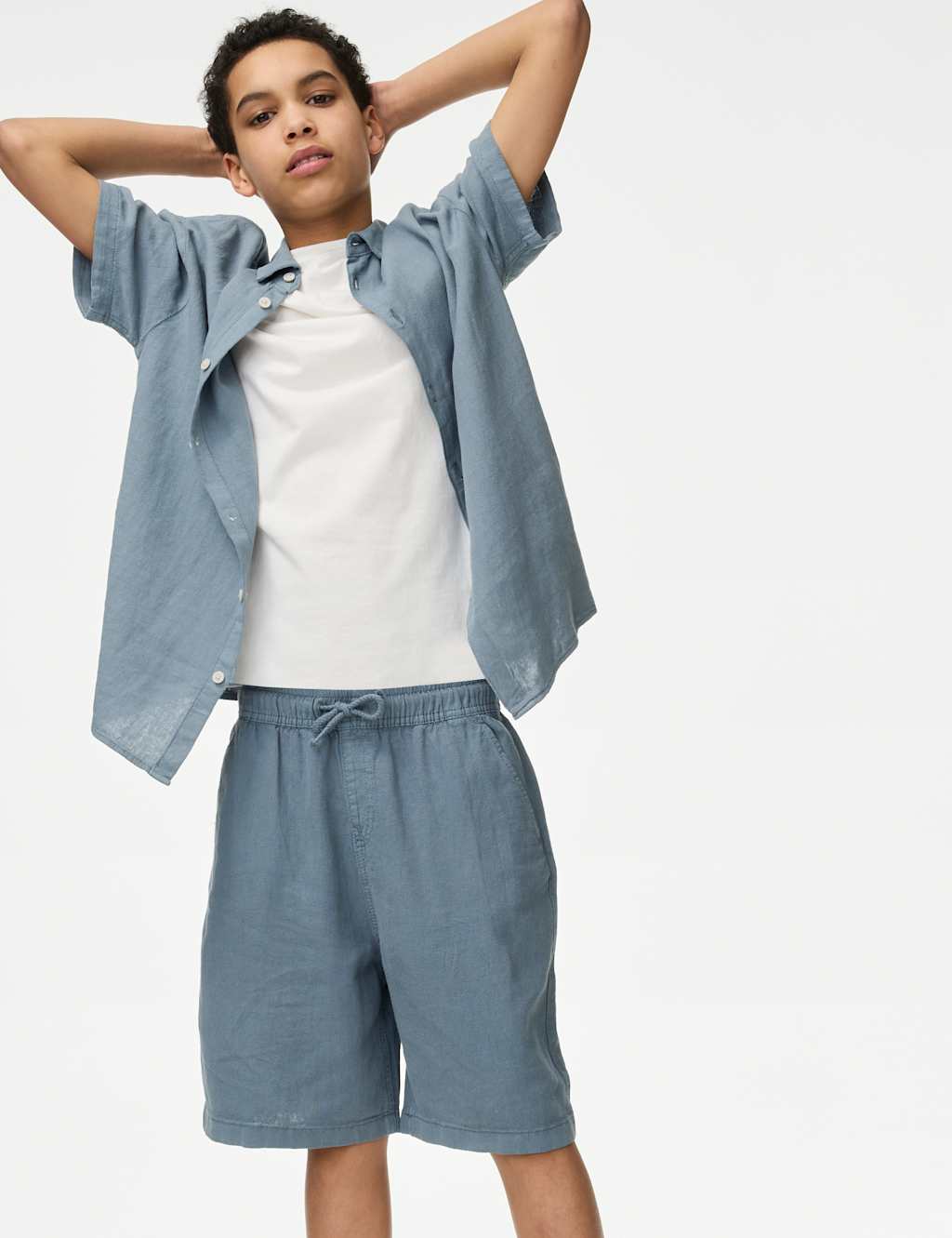 Linen Rich Shorts (2-16 Yrs)