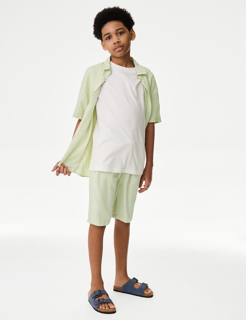 Linen Rich Shorts (2-16 Yrs)