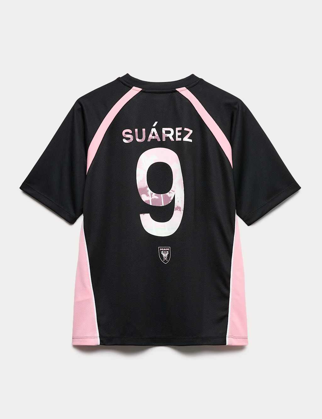 M&S Boys InterMiami Suarez Football T-Shirt (6-16 Yrs) - 6-7 Years - Pink Mix
