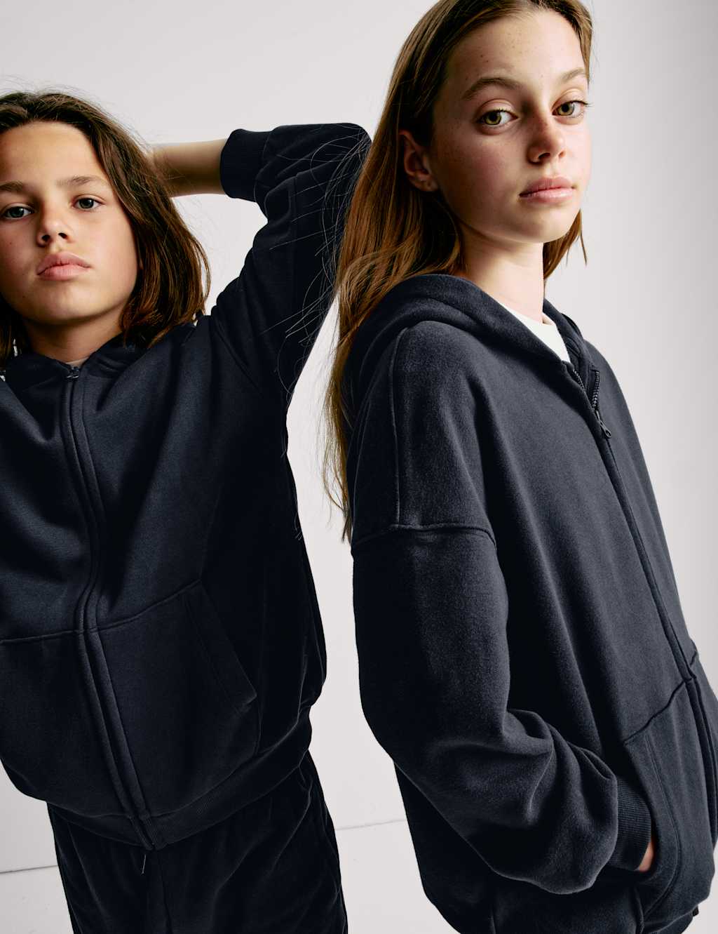 Cotton Rich Plain Hoodie (6-16 Yrs)