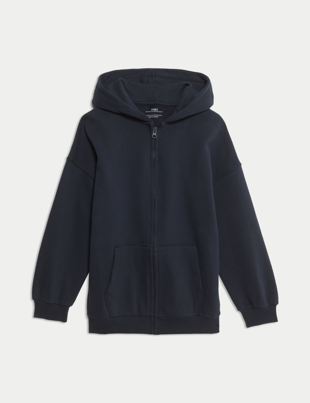 Cotton Rich Plain Hoodie (6-16 Yrs)