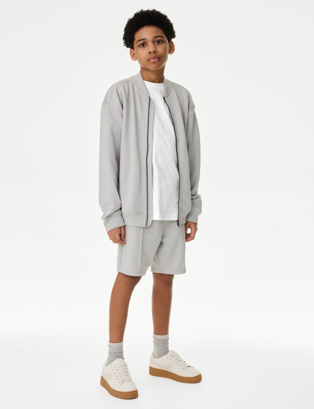 3pc Cotton Blend Top & Shorts Outfit (2-16 Yrs)