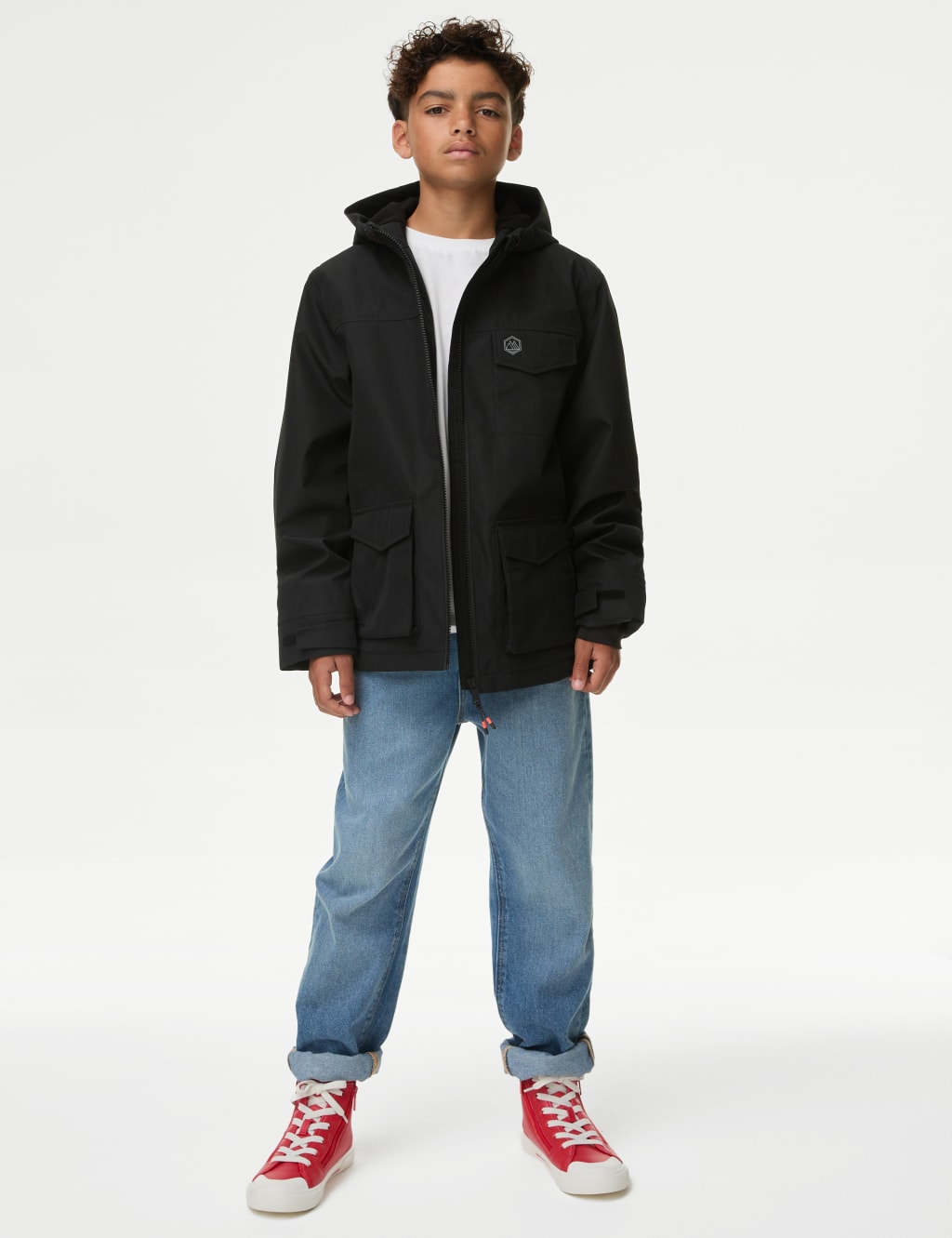 Boys coats m and s clearance