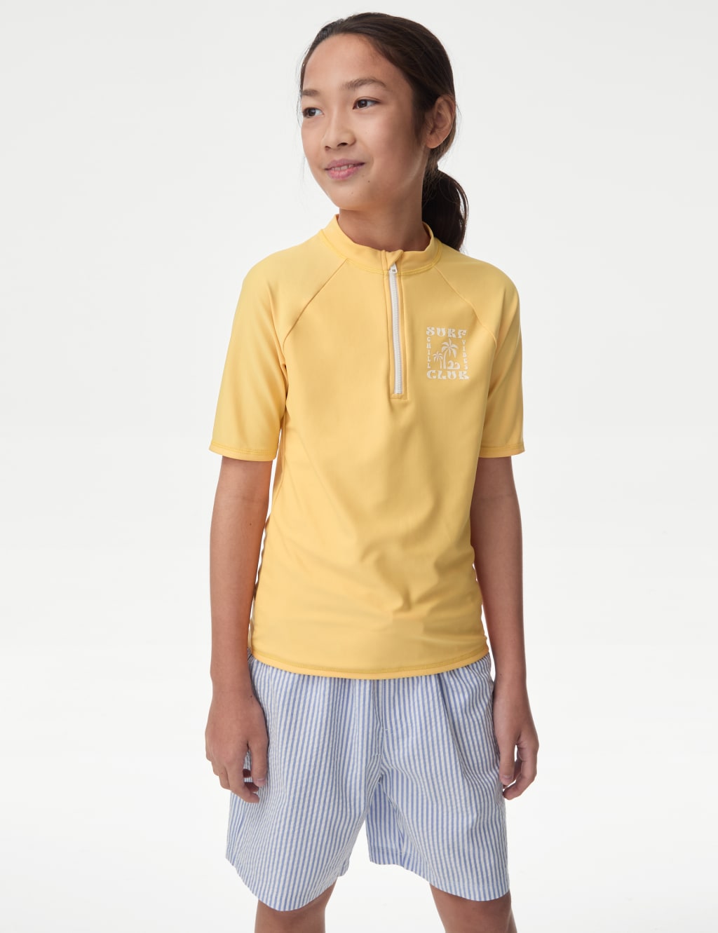 Quarter Zip Rash Vest (2-16 Yrs)