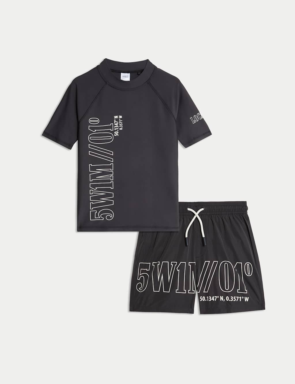 2pc Graphic Swim Set (6-16 Yrs)