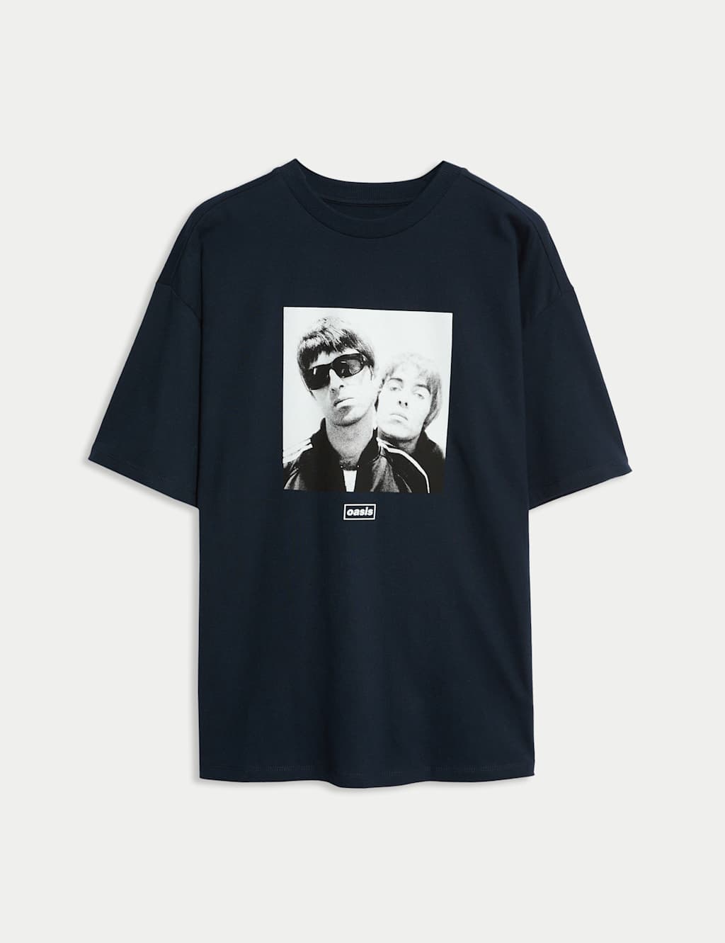 M&S Collection Boys Oasis Graphic T-Shirt (6-16 Yrs) - 8-9 Y - Navy, Navy