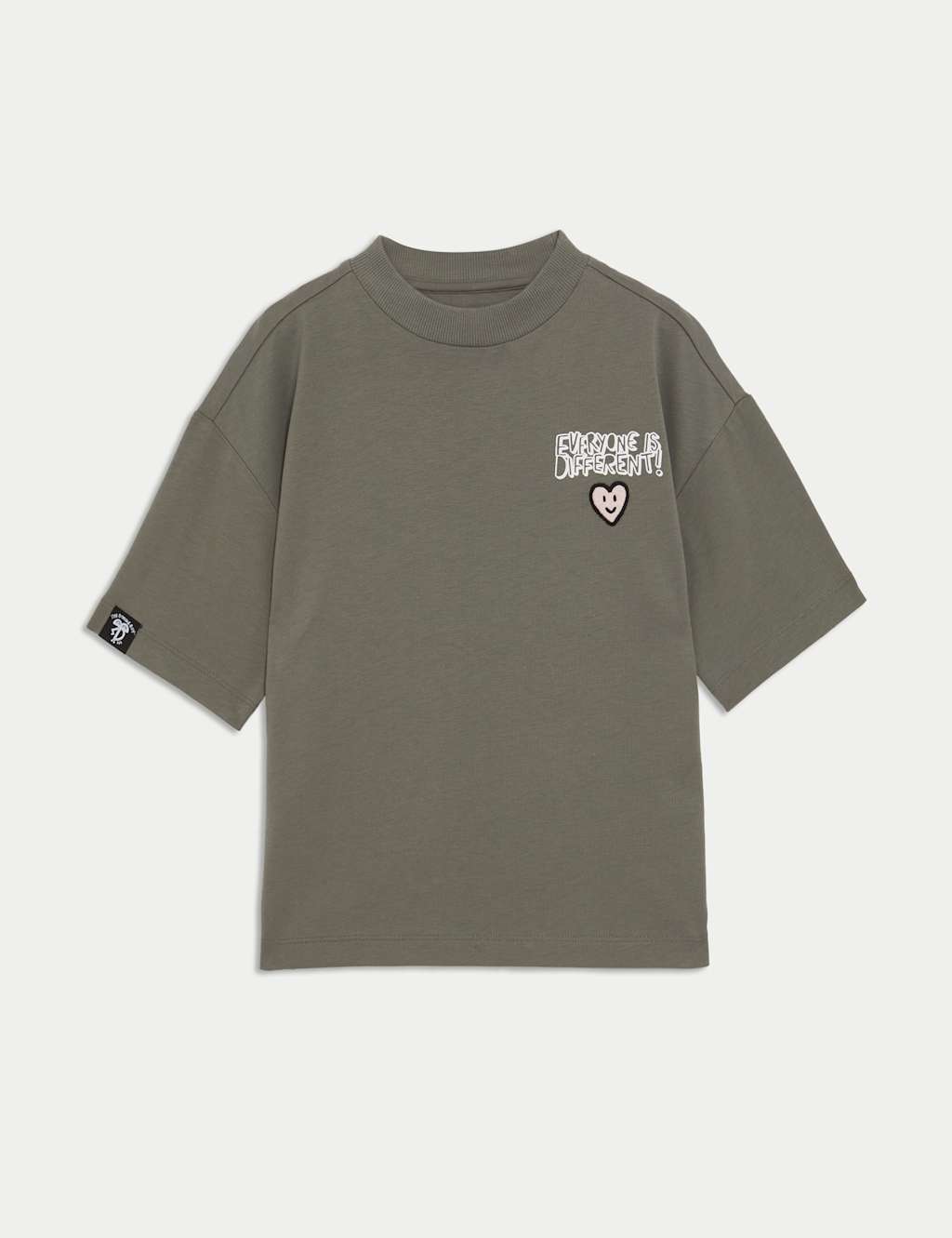 The Doodle Boy Pure Cotton 'Everyone Is Different' T-Shirt (4-16 Yrs)