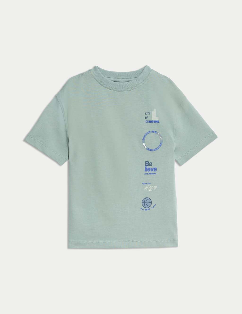 Pure Cotton Graphic T-Shirt (2-8 Yrs)