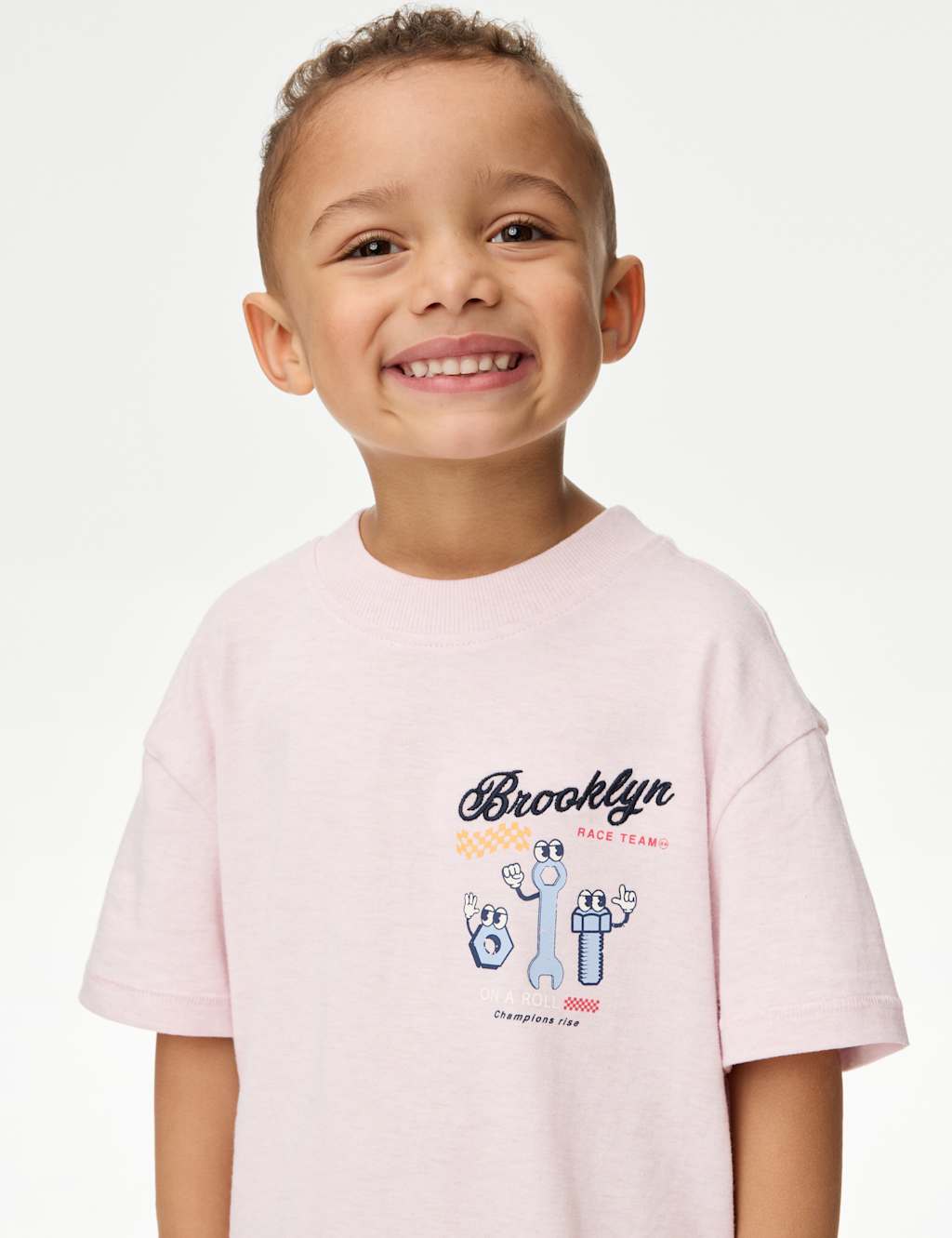 Pure Cotton Graphic T-Shirt (2-8 Yrs)