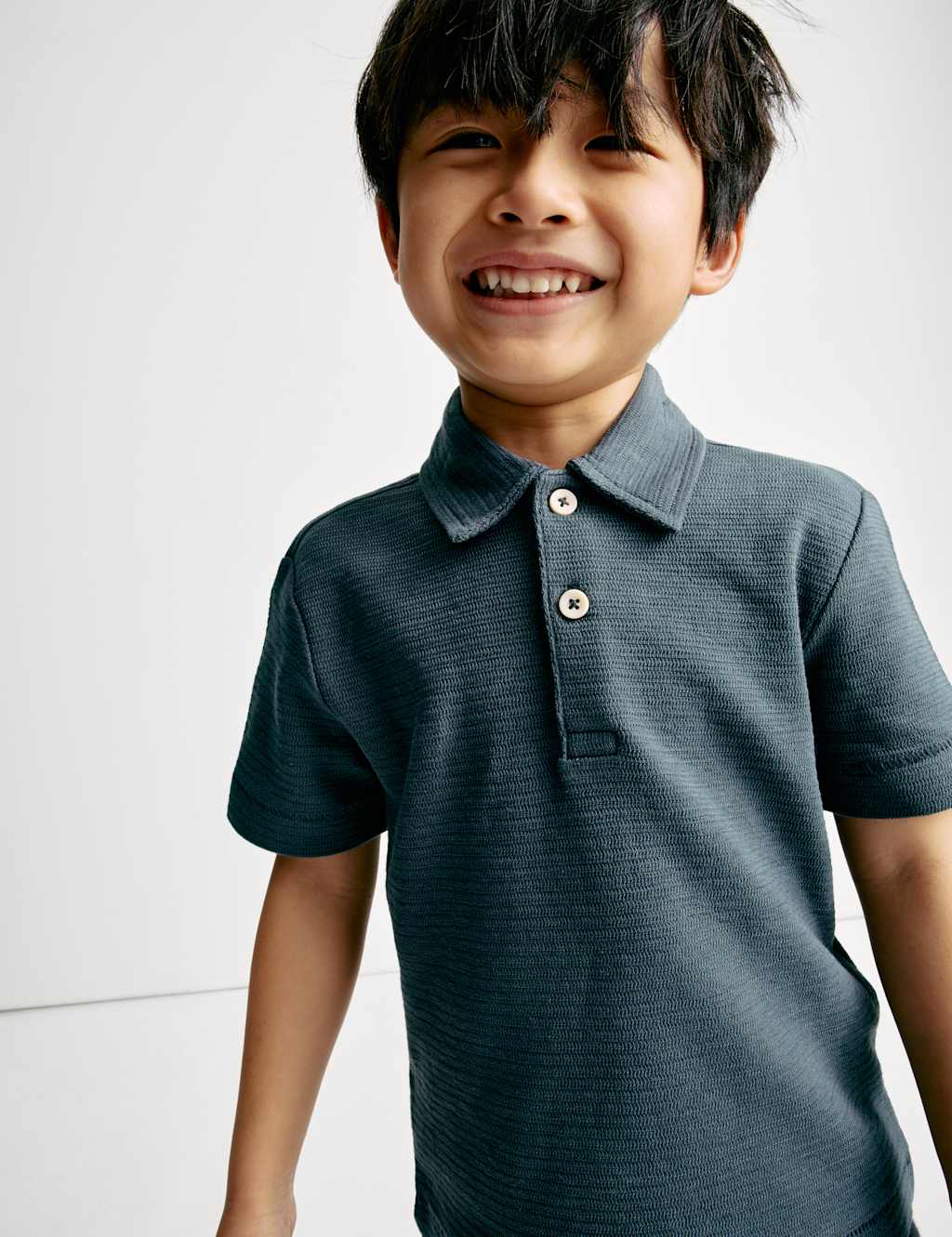 Cotton Rich Knitted Polo Shirt (2-8 Yrs)