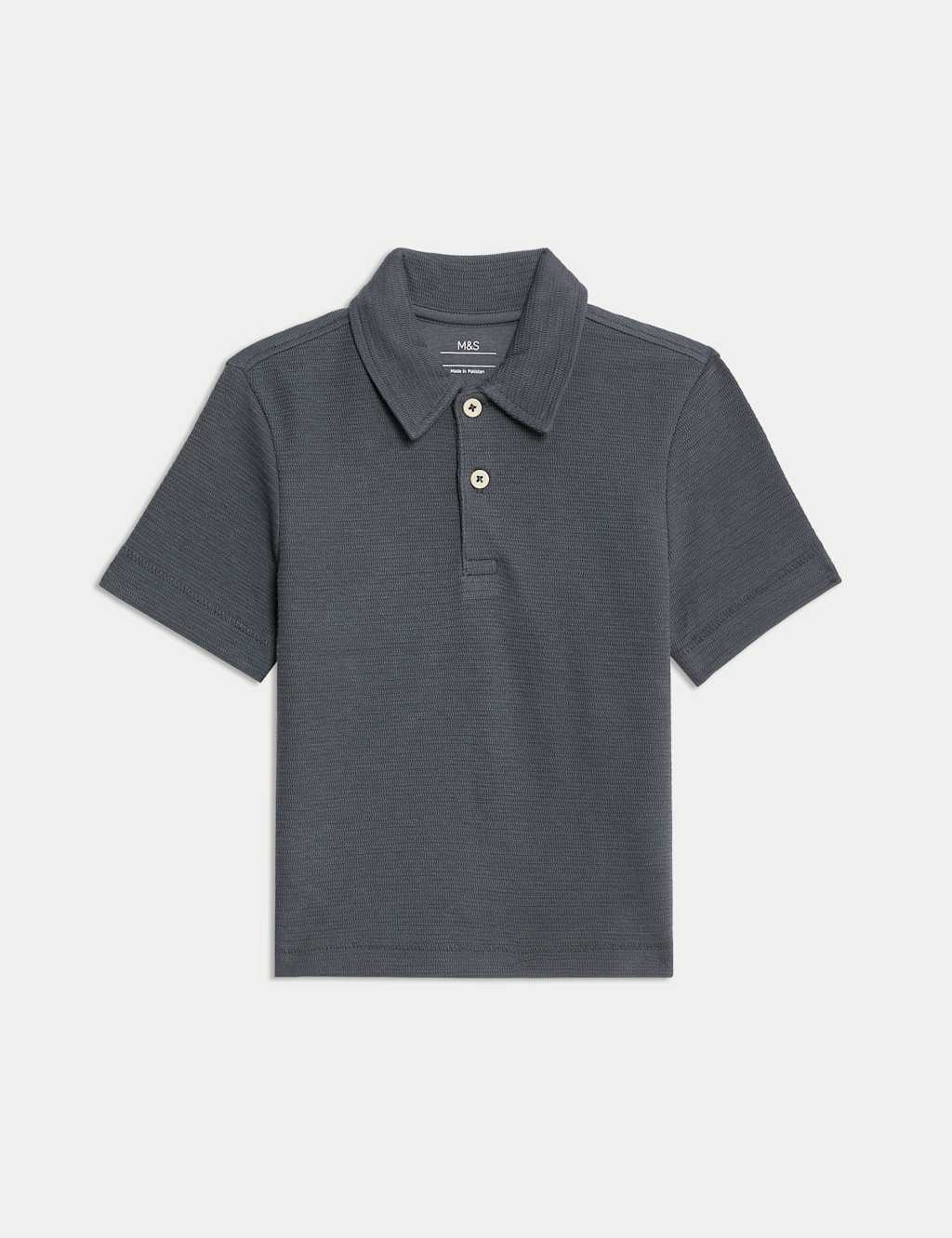 Cotton Rich Knitted Polo Shirt (2-8 Yrs)