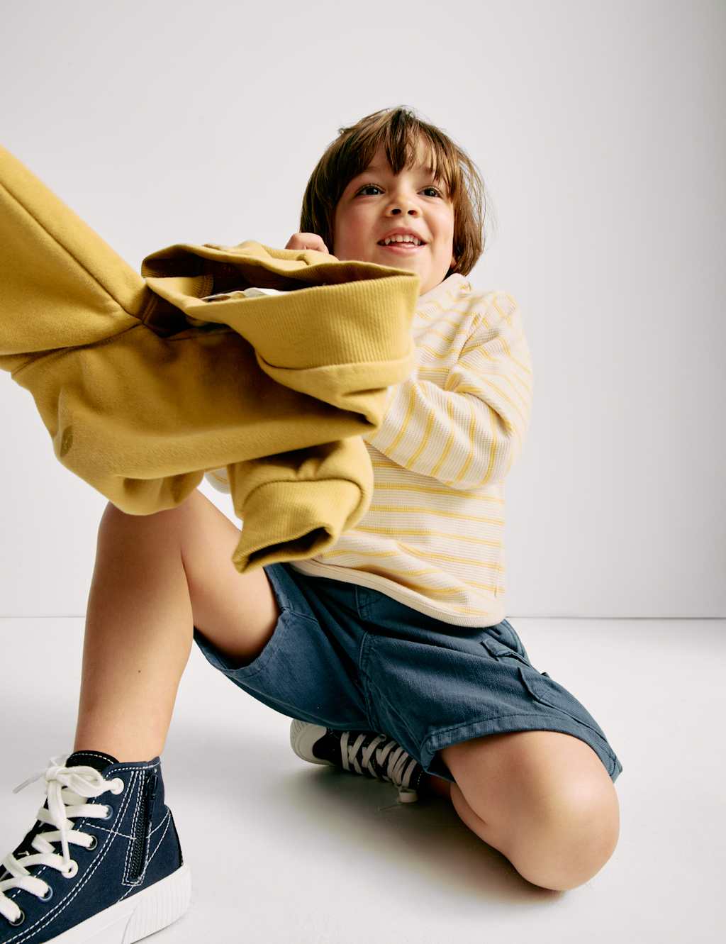 Cotton Rich Striped Top (2-8 Yrs)