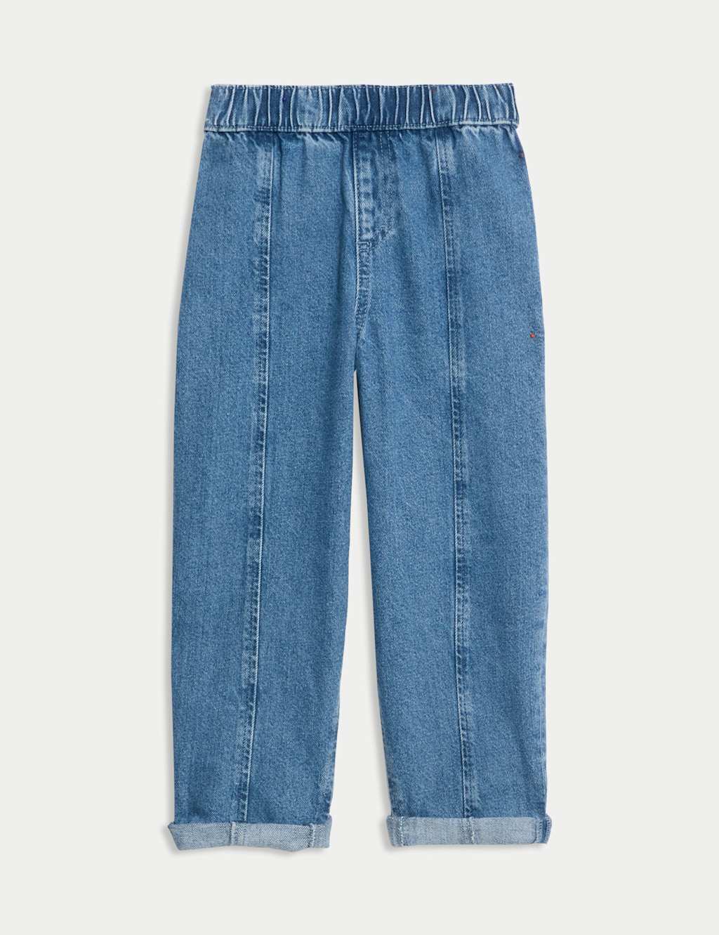Pure Cotton Relaxed Balloon Leg Jeans (2-8 Yrs)