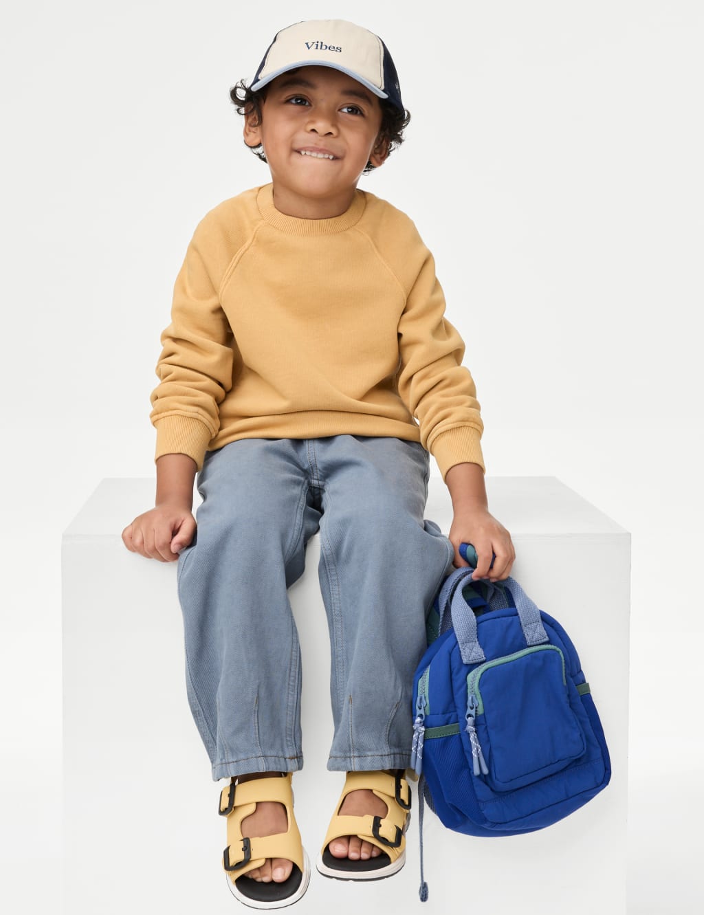 Coloured Denim Drawstring Waist Jeans (2-8 Yrs)