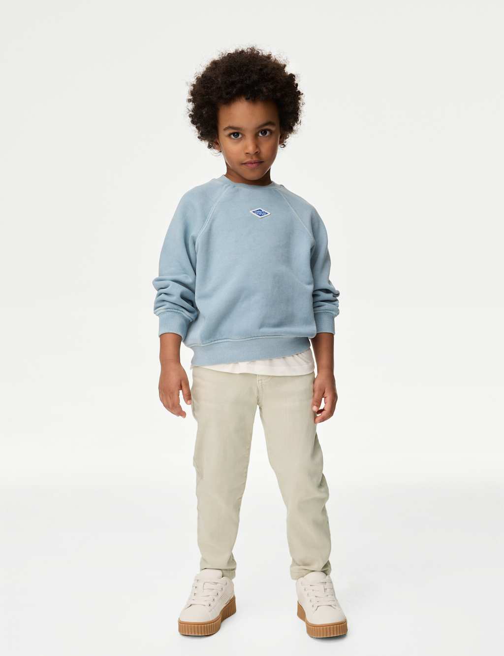 Skinny Cotton Rich Elasticated Waist Jeans (2-8 Yrs)