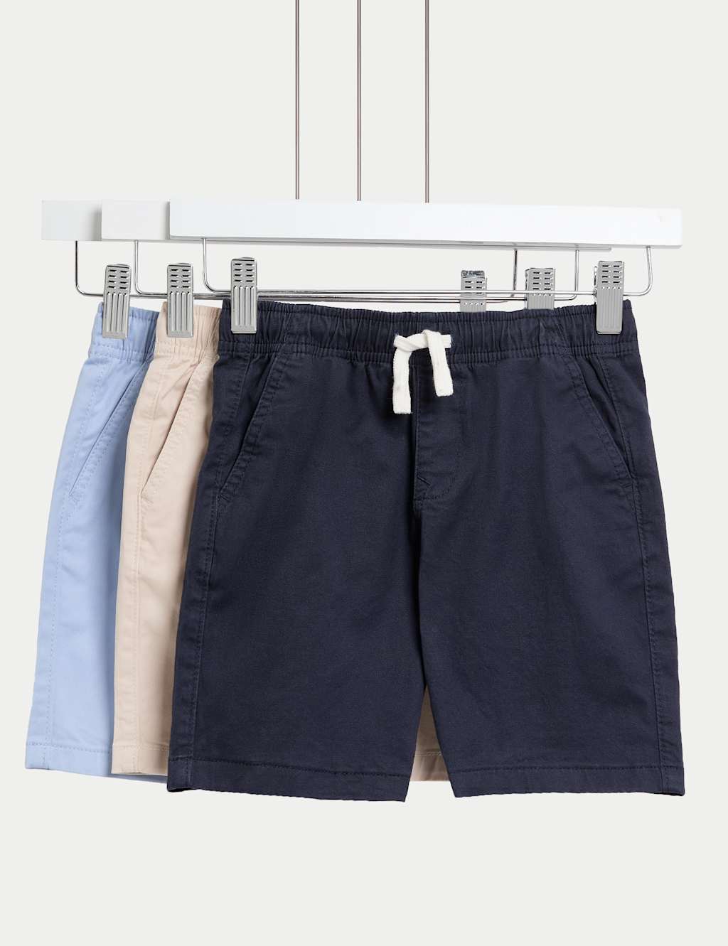 3pk Cotton Rich Shorts (2-8 Yrs)