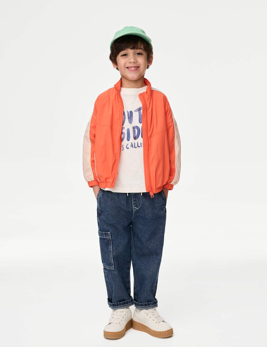Colour Block Windbreaker (2-8 Yrs)
