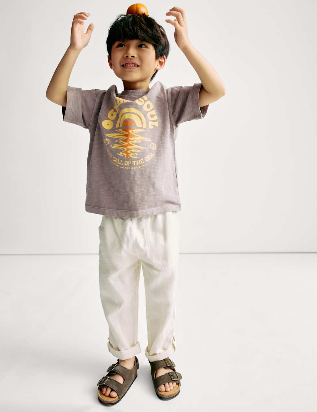 Linen Rich Trousers (2-8 Yrs)