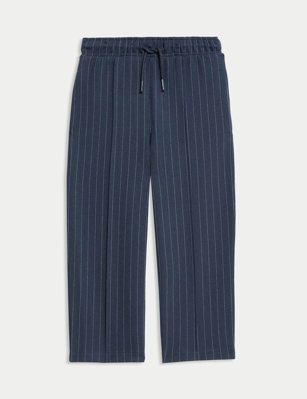 M&S Collection Boys Cotton Rich Patterned Joggers (2-8 Yrs) - 3-4 Y - Indigo, Indigo