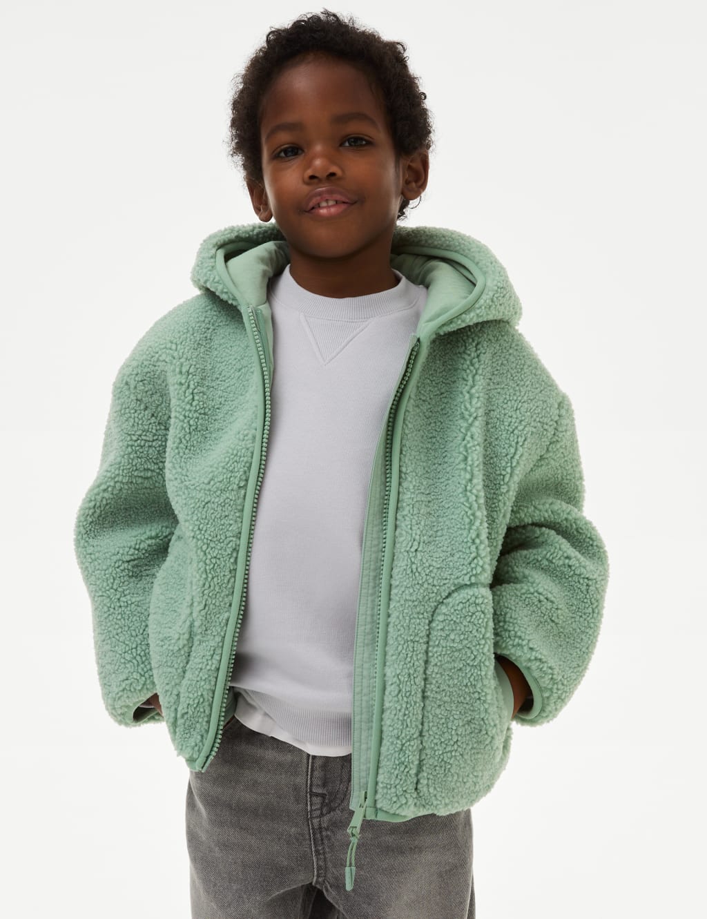 Boys fleece jumper hotsell