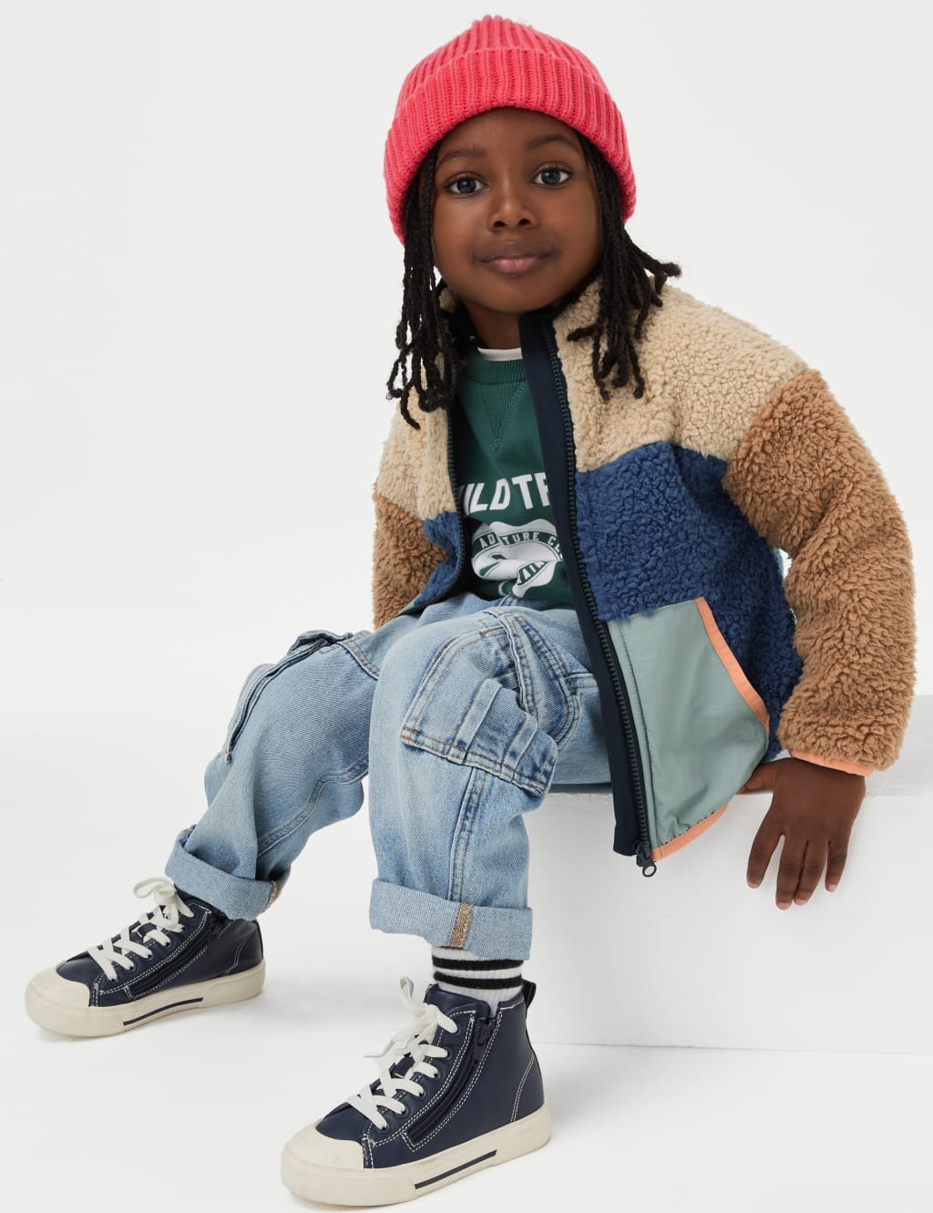 Boy with jacket on sale