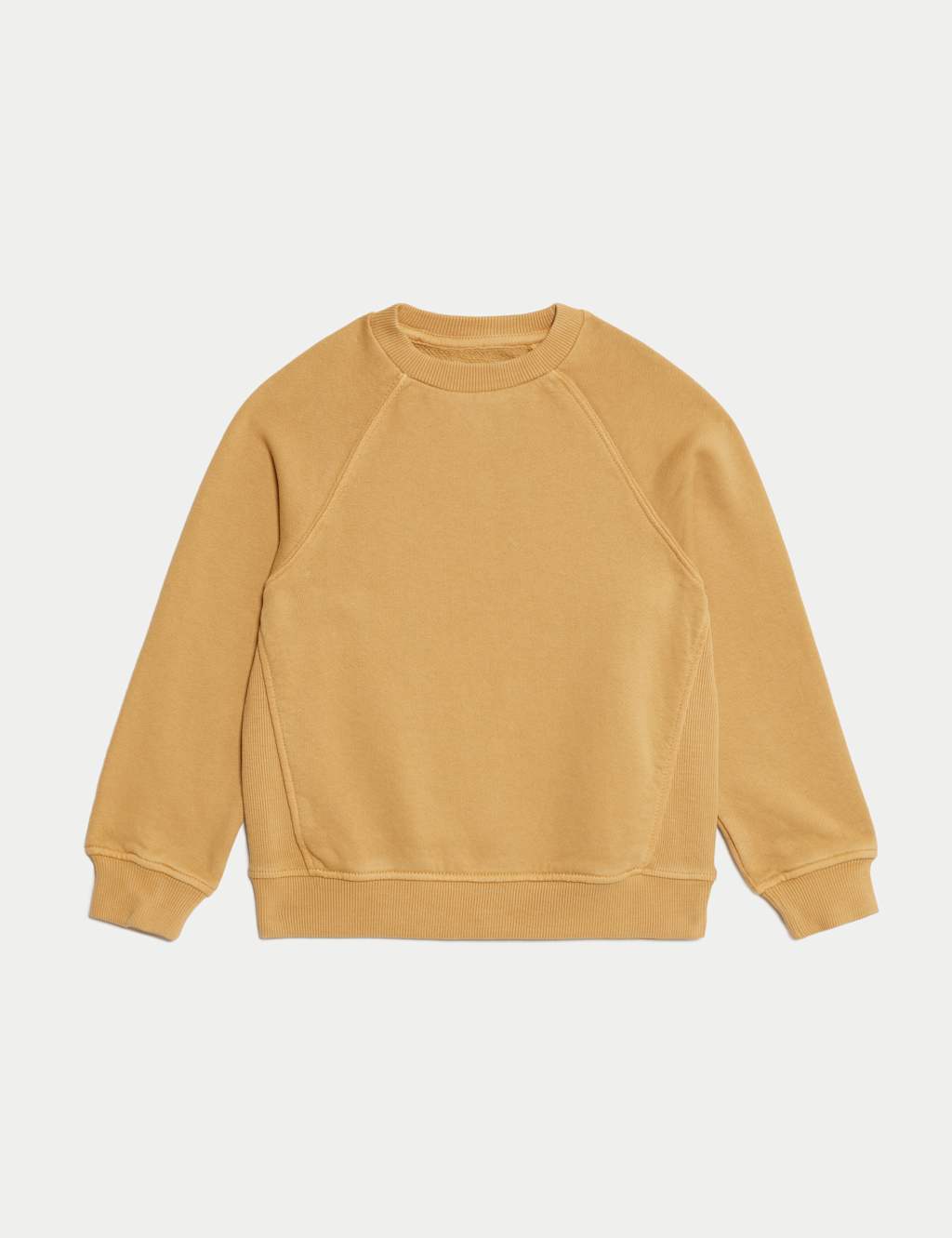 Pure Cotton Ribbed Sweatshirt (2-8 Yrs)