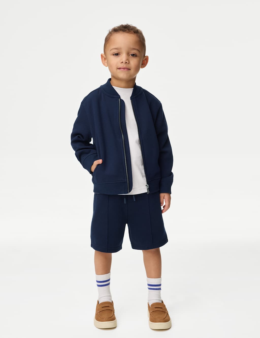 3pc Cotton Blend Top & Bottom Outfit (2-8 Yrs)