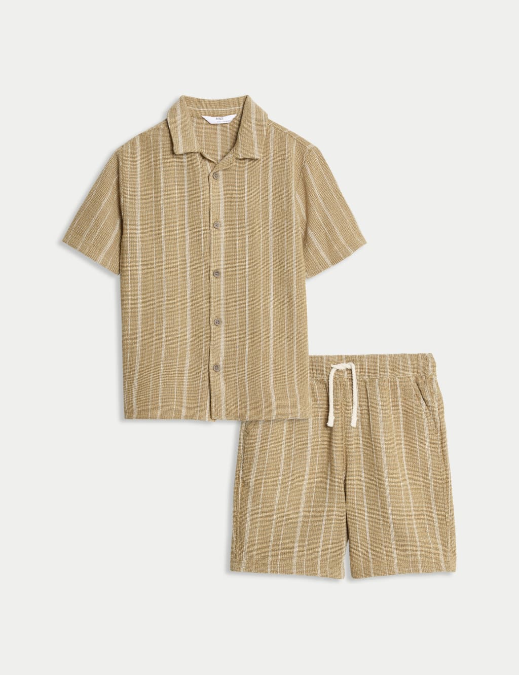 2pc Pure Cotton Shirt & Shorts Outfit (2-8 Yrs)