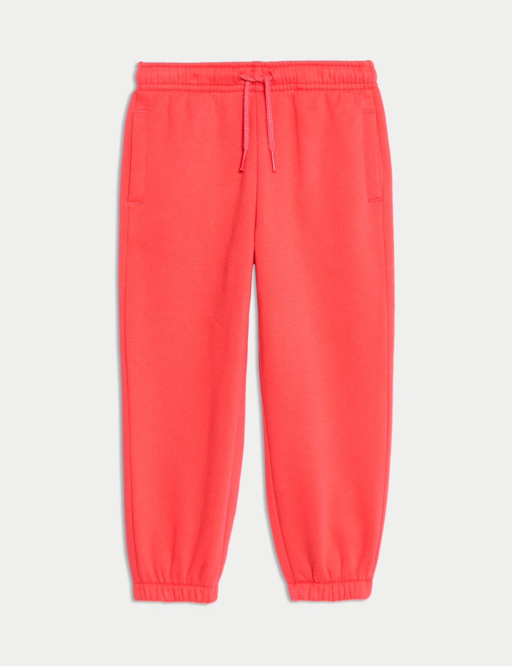 Plain red joggers clearance