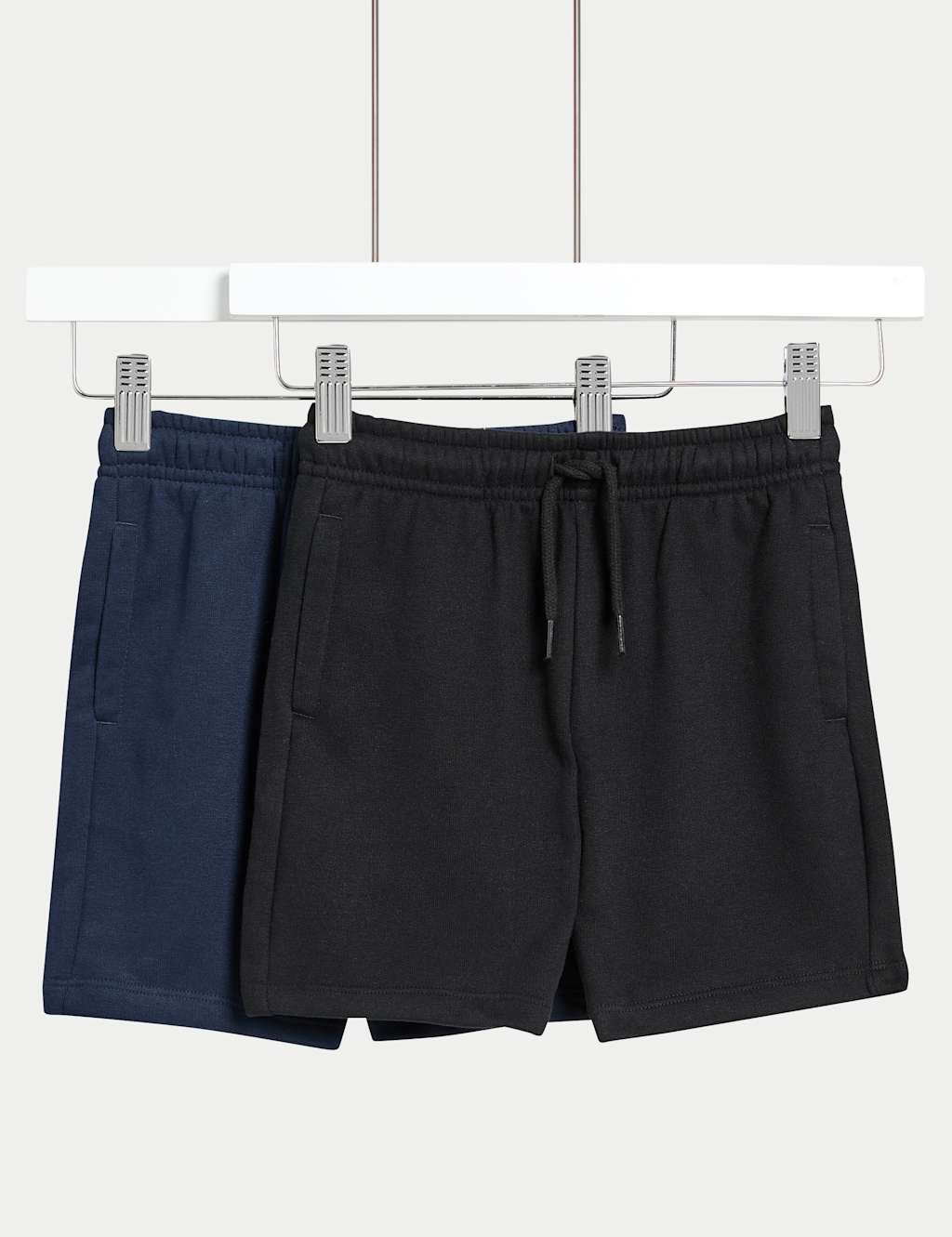 2pk Cotton Rich Shorts (2-8 Yrs)
