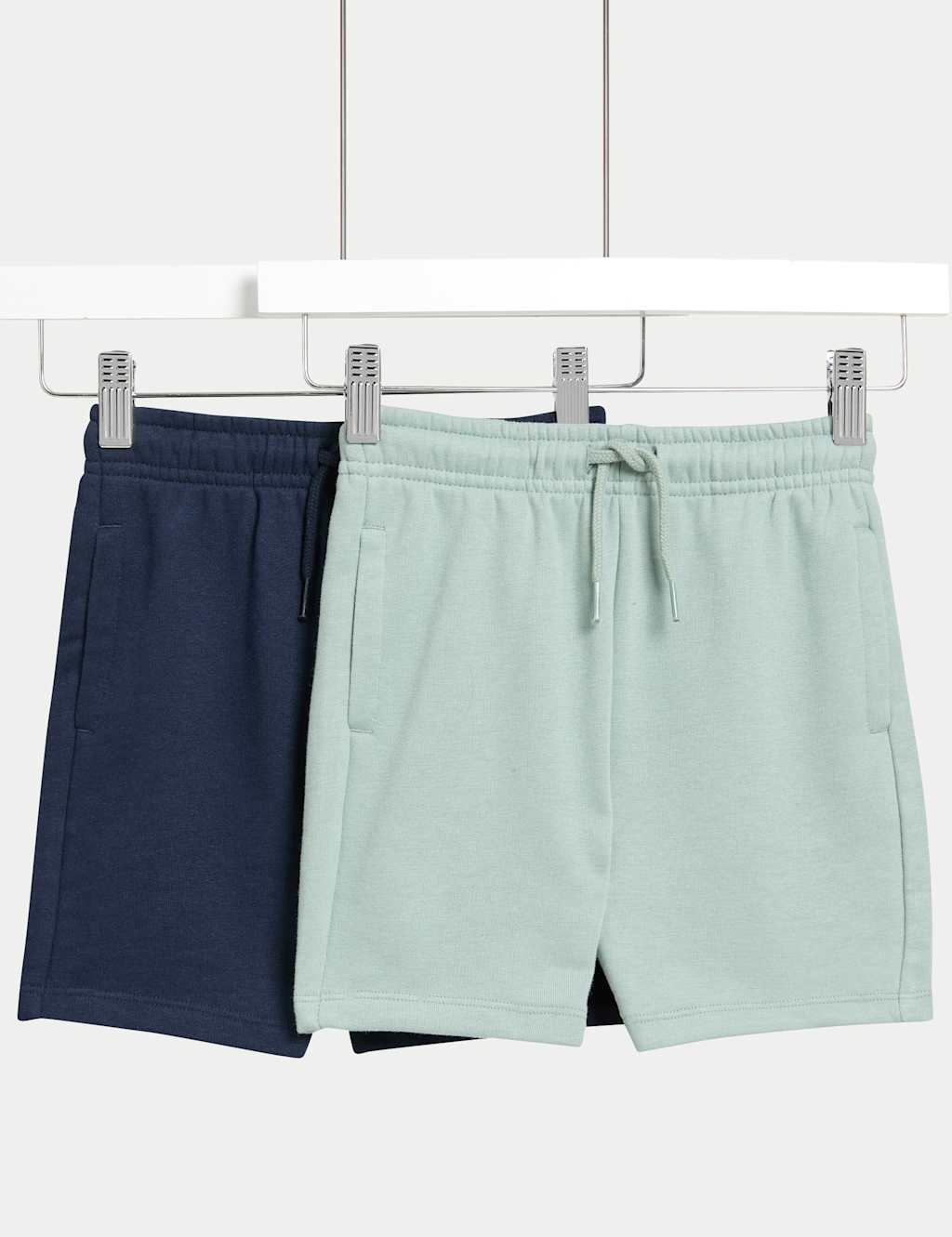 2pk Cotton Rich Shorts (2-8 Yrs)