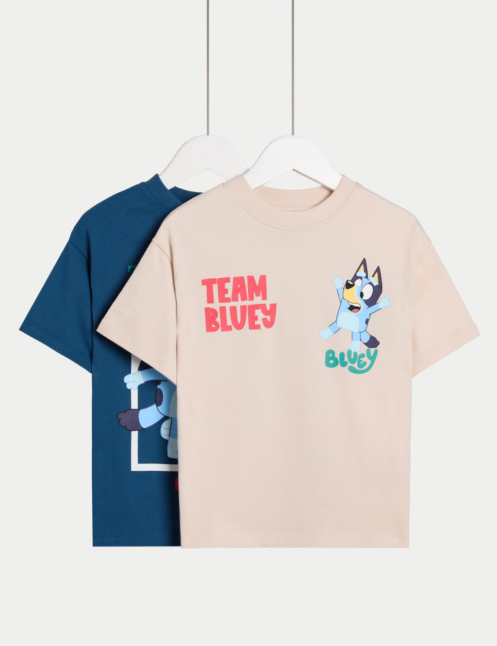 2pk Pure Cotton Bluey™ T-Shirts (2-8 Yrs)