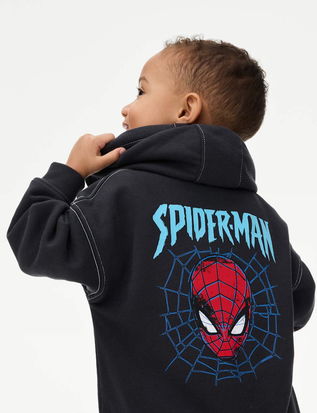 Cotton Rich Spider-Man™ Zip Hoodie (2-8 Yrs)