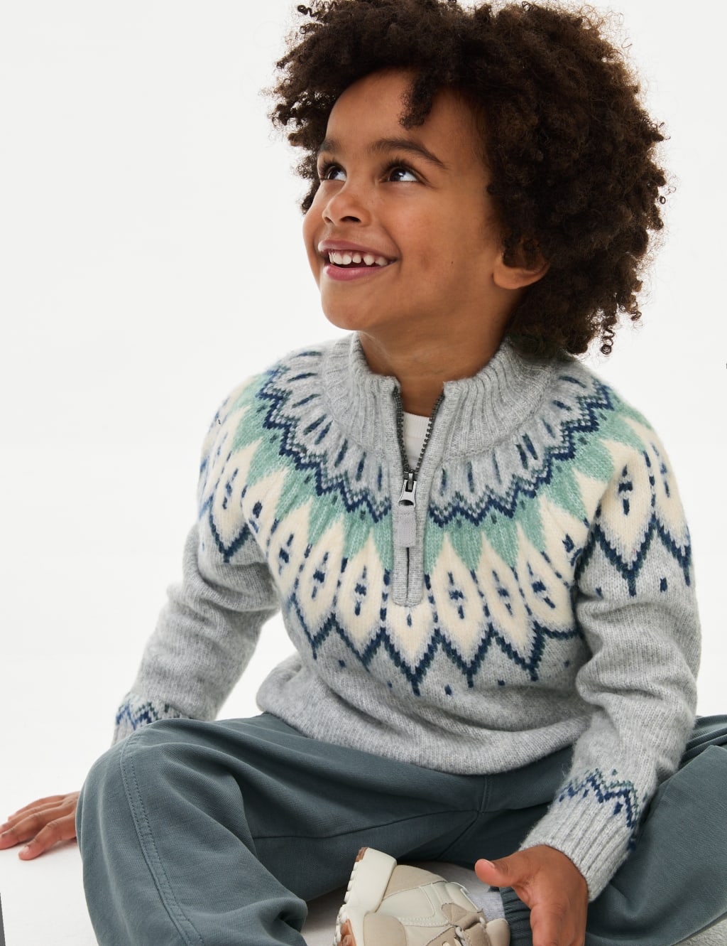 Boys Grey Jumpers at M S