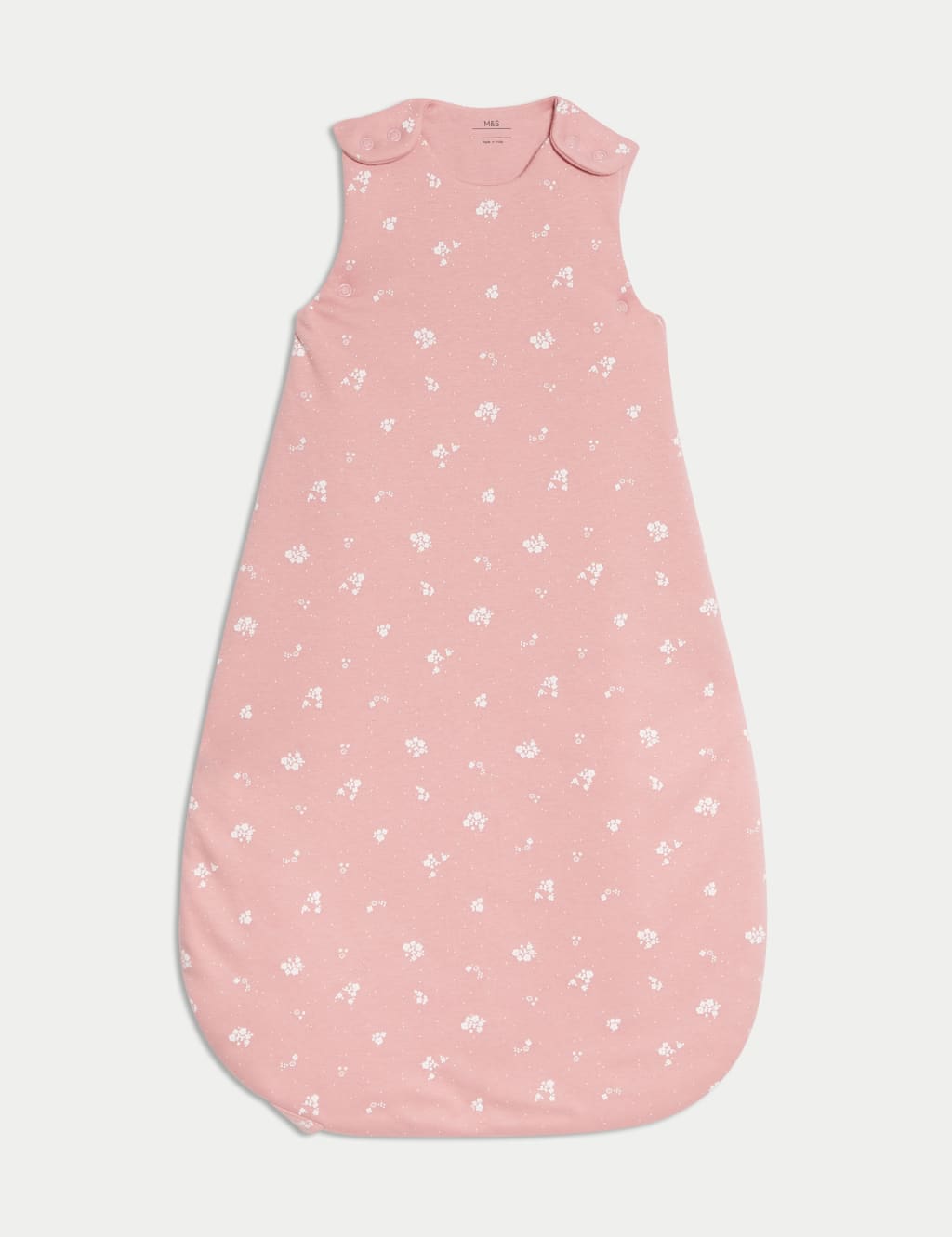 Pure Cotton Floral 2.5 Tog Sleeping Bag (0-36 Mths)