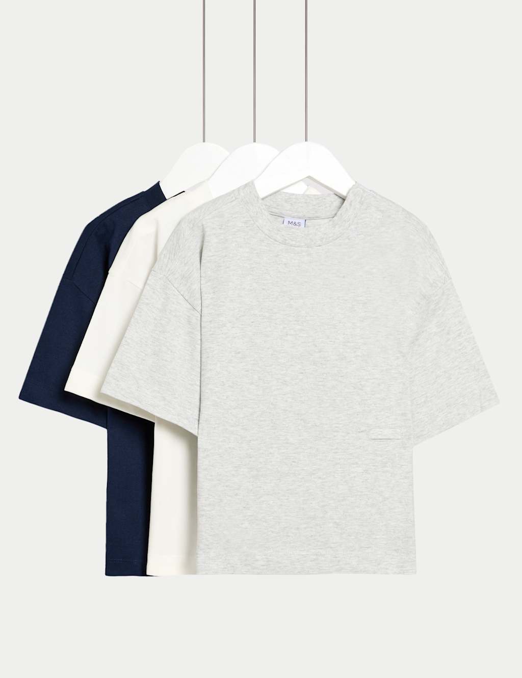 3pk Adaptive Pure Cotton T-Shirts (2-16 Yrs)