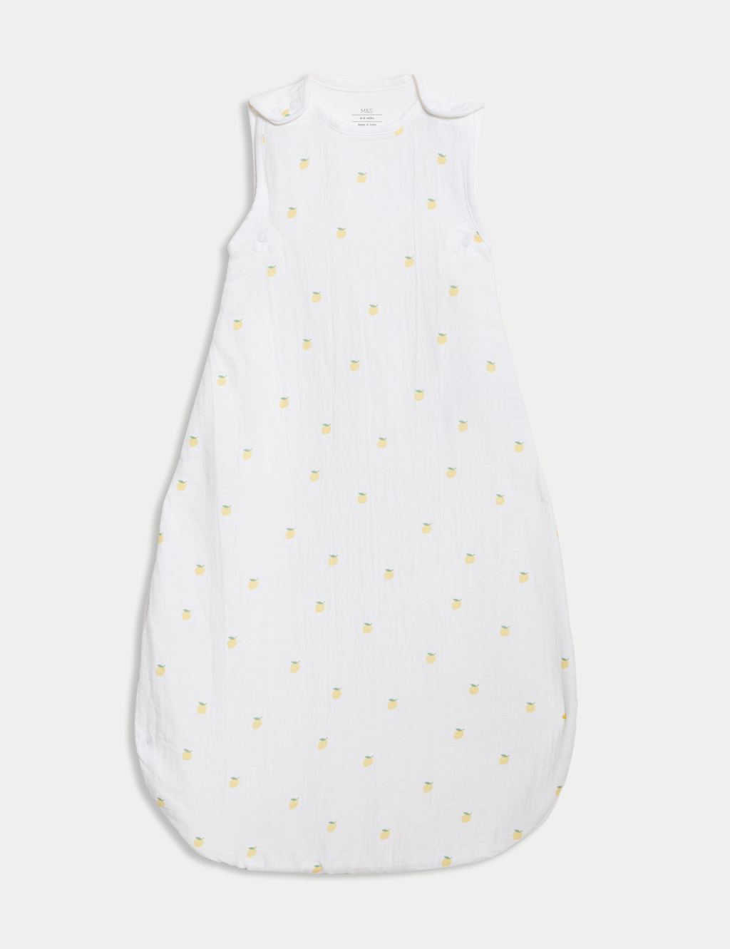 Pure Cotton Lemon 0.5 Tog Sleeping Bag (0-3 Yrs)