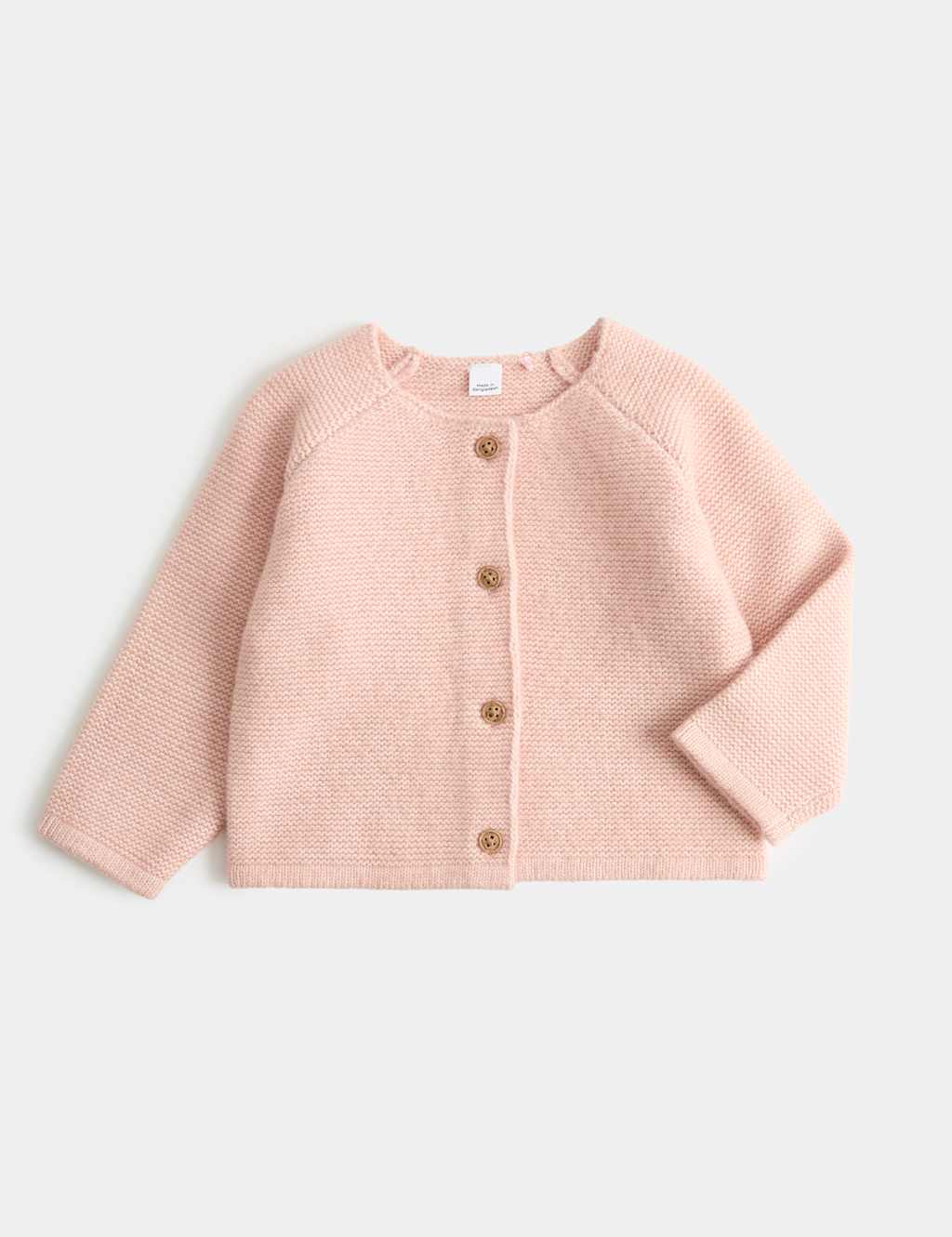 M&S Kids Matinee Cardigan (7lbs - 1 Yrs) - 0-3 Months - Blush Pink